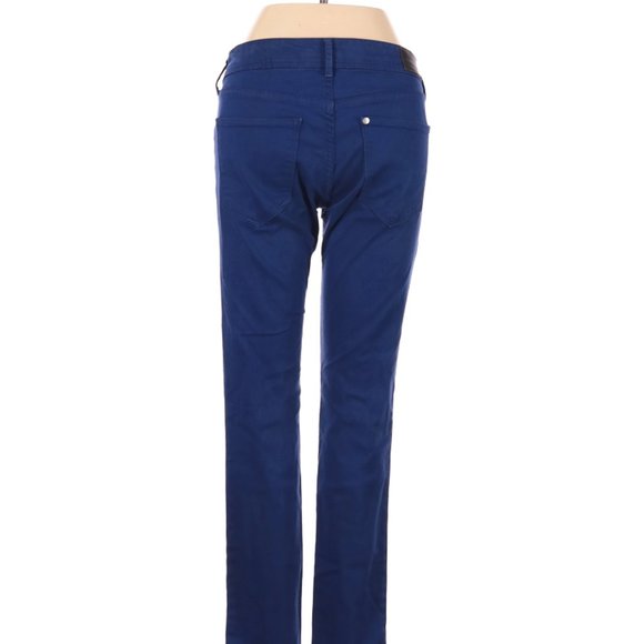 *H&M Cornflower Blue Denim Mid-rise Waist Jeans - Picture 2 of 4